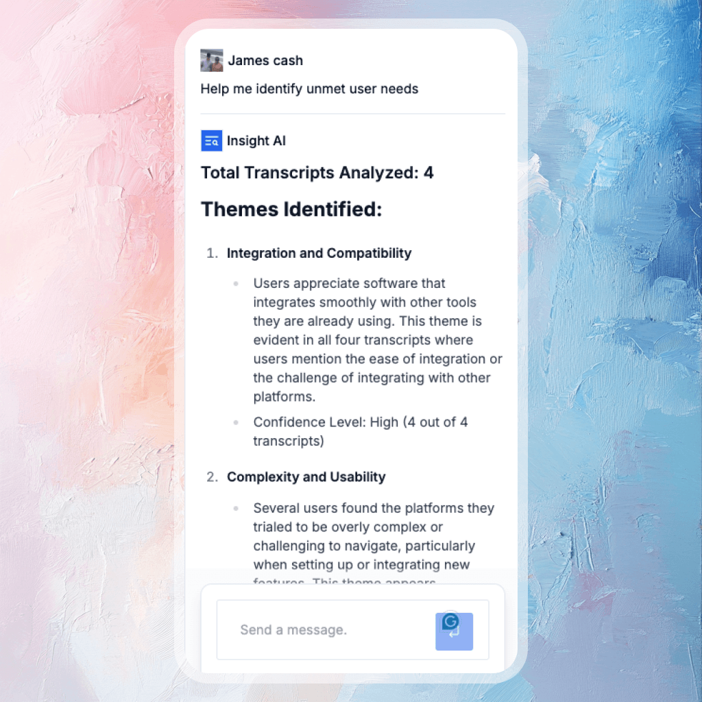 Chat with your Interviews using AI